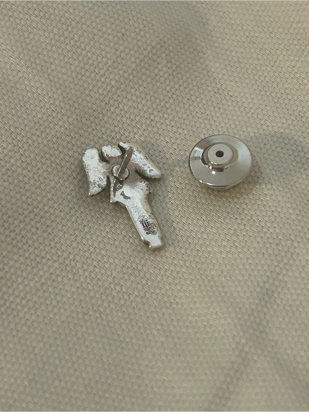 James Avery Sterling Silver Guardian Angel Pin - Picture 2 of 3